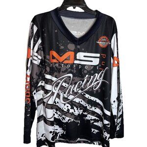 MS Motorsport lnd  Long Sleeve Shirt Light Weight Racing Motocross University XL